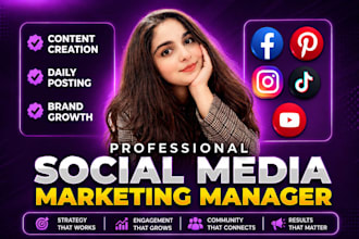 be your social media marketing manager and content creator