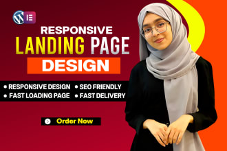 build wordpress landing page sales funnel one page website elementor pro