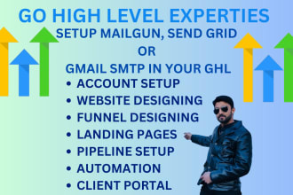 be setup mailgun, SMTP in your ghl