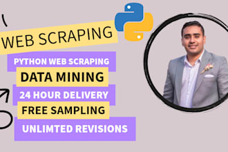 scrap any website using python