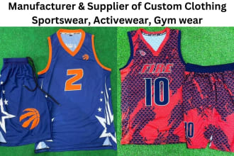 be manufacturer supplier of custom clothing sportswear gym wear