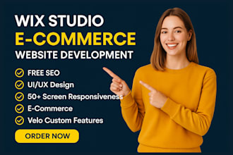 wix studio website design, basic seo, wix studio wix website