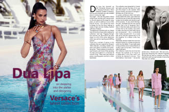 design catalog, magazine and any project with adobe indesign