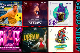 design a mixtape album or single cover art