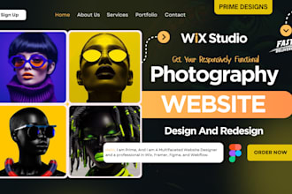 photography website, music website, photography website design portfolio website