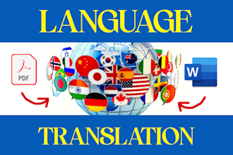 translate texts and documents in various foreign languages