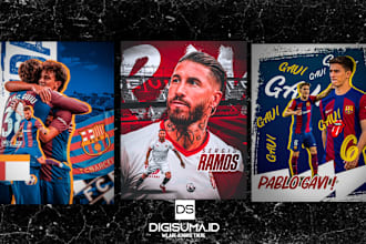 poster design football photoshop or android