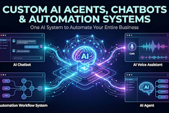 build custom ai agents, ai chatbots and automation systems for your business