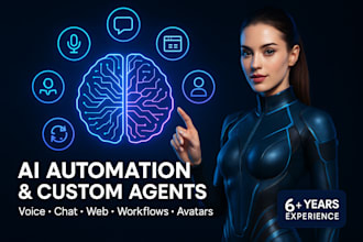 create custom ai agents, avatars, automation tools for you