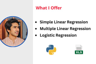 do linear regression and logistic regression analysis using python, excel, r