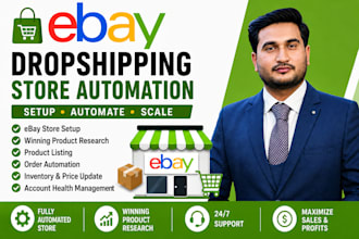 be your ebay virtual assistant, full ebay store management