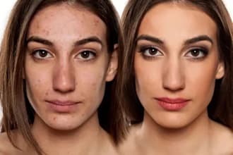 do photoshop editing and image retouching