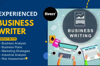 research, analysis, planning, and blogging in business