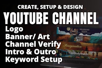 create and setup youtube channel