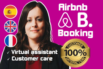 be your booking or airbnb virtual assistant and cohost