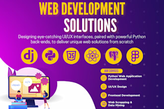 be your python developer and django expert for your web apps