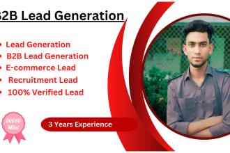do b2b lead generation, ecommerce leads and recruitment lead