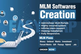 do MLM unilevel plan software and website