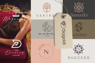 create glamour logo for watch, perfume, cosmetic, fashion, clothing and jewelry