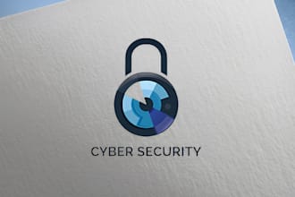 design modern tech startup, cyber security, crypto, and technology logo