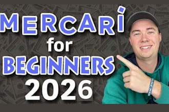 be your mercari drop shipping , 2 step VA and account setup