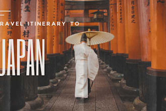 create the perfect itinerary to japan for you