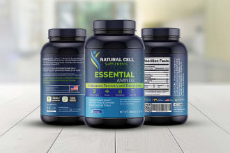 do mind blowing product and supplement label design
