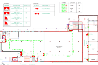 do fire evacuation, protection and alarm plan design
