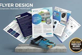 design print ready business flyer