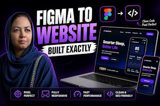 do figma to website conversion or complex web app build