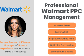 set up, manage and optimize walmart PPC ads
