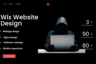 design best wix website design editor x, christmas website redesign figma design