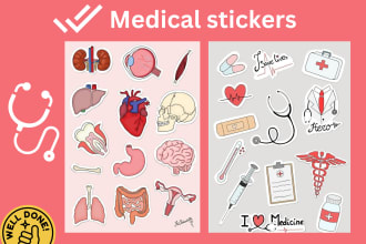 design best medical stickers for doctors