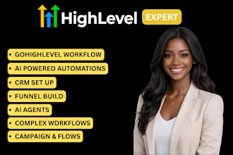 build gohighlevel workflow gohighlevel expert ghl automations