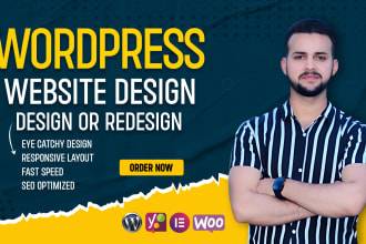 design, redesign, build, rebuild, copy, clone, edit, fix wordpress website