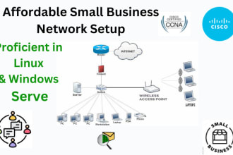 do affordable small business computer network setup with cisco packet tracer