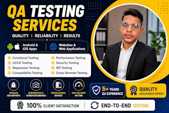 qa test usability manual functionality of your website app and review
