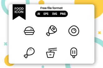 design minimalist icon set for web and app
