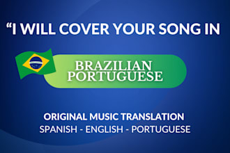translate and adapt your music into brazilian portuguese