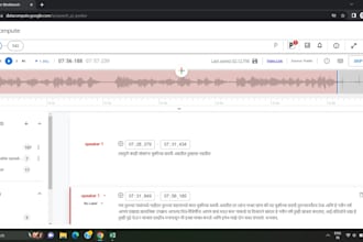 do marathi hindi loft audio transcription