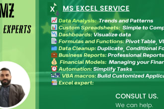 be your expert in excel for functions, formatting, cleaning, automation