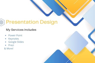 do presentation pitch deck design in keynotes google slides