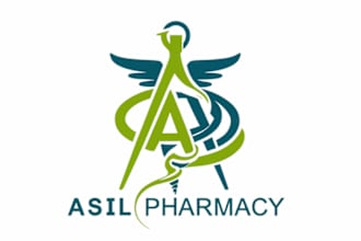 create your logo for healthcare, pharmacy, parapharmacy, hospital