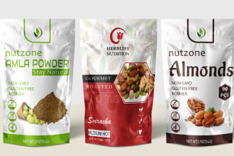do pouch design, packaging design, mylar bags, food packagign design