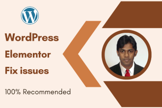 fix elementor or wordpress issues