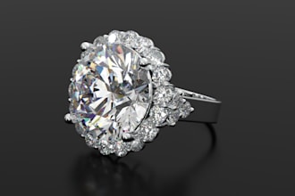 3d jewelry design and realistic jewelry rendering