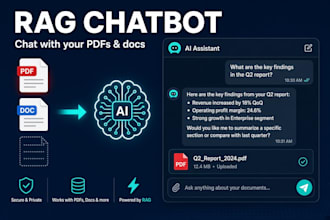 build a custom rag chatbot on your pdfs, docs, or website