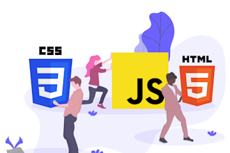 be your front end developer and designer