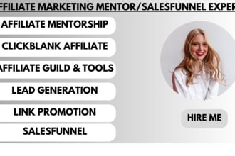 do clickbank affiliate mentor, sales funnel and marketing expert and coach