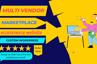build a modern multi vendor ecommerce marketplace website